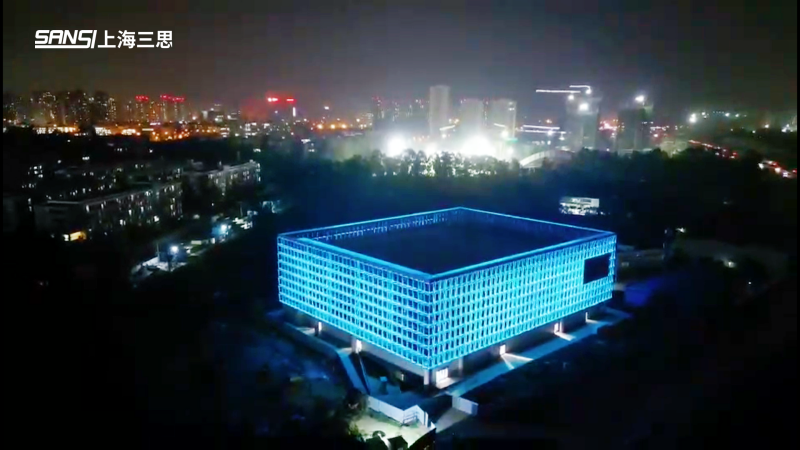 新看點,成都城東,體育公園,建筑,泛光,顯示方案