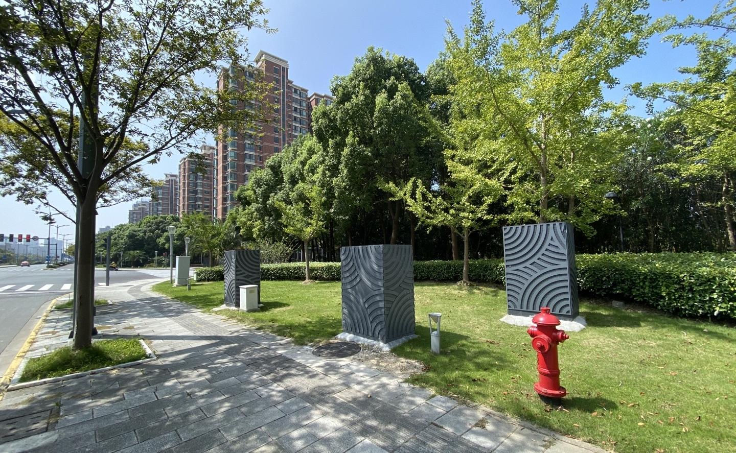 上海金山區(qū),杭州灣大道,合桿整治,工程解析,海鷗造型,綜合桿,5G智慧基站,落地實踐