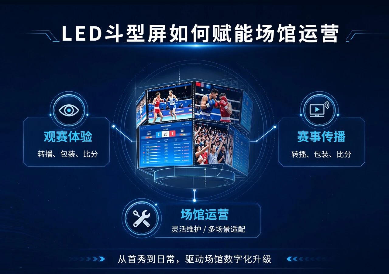 三思LED,點亮貴陽奧體中心,體育館中央,斗型屏,助力場館開館首秀